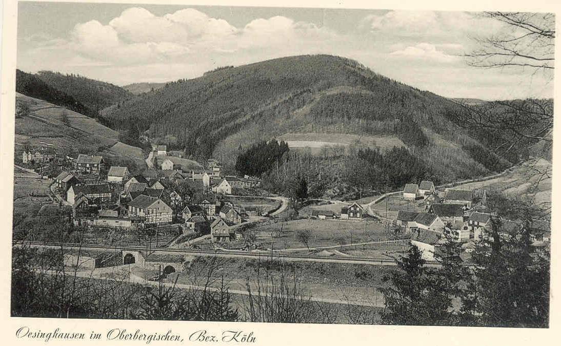 Historische Ansichtskarte Oesinghausen – Bergisches Land früher